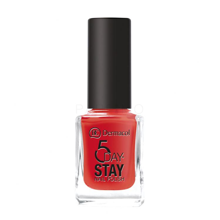 Dermacol 5 Day Stay Nagellack für Frauen 11 ml Farbton  21 Monroe Red