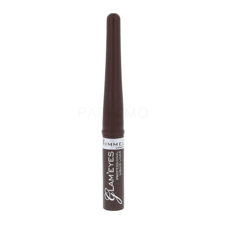 Rimmel London Glam Eyes Eyeliner für Frauen 3,5 ml Farbton  002 Brown Velvet